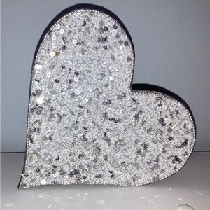 Heart-Shaped Sequin Decor